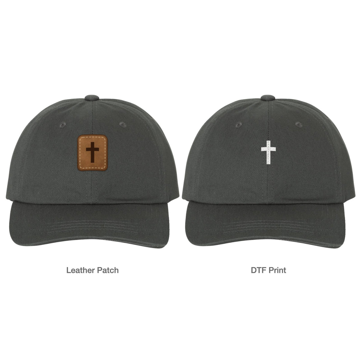 Cross Dad Hat - Dark Grey