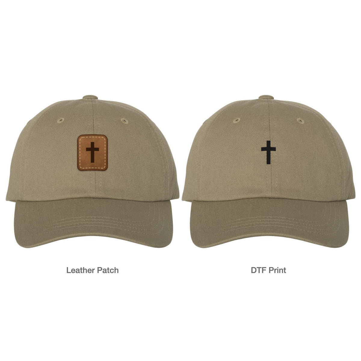 Cross Dad Hat - Khaki