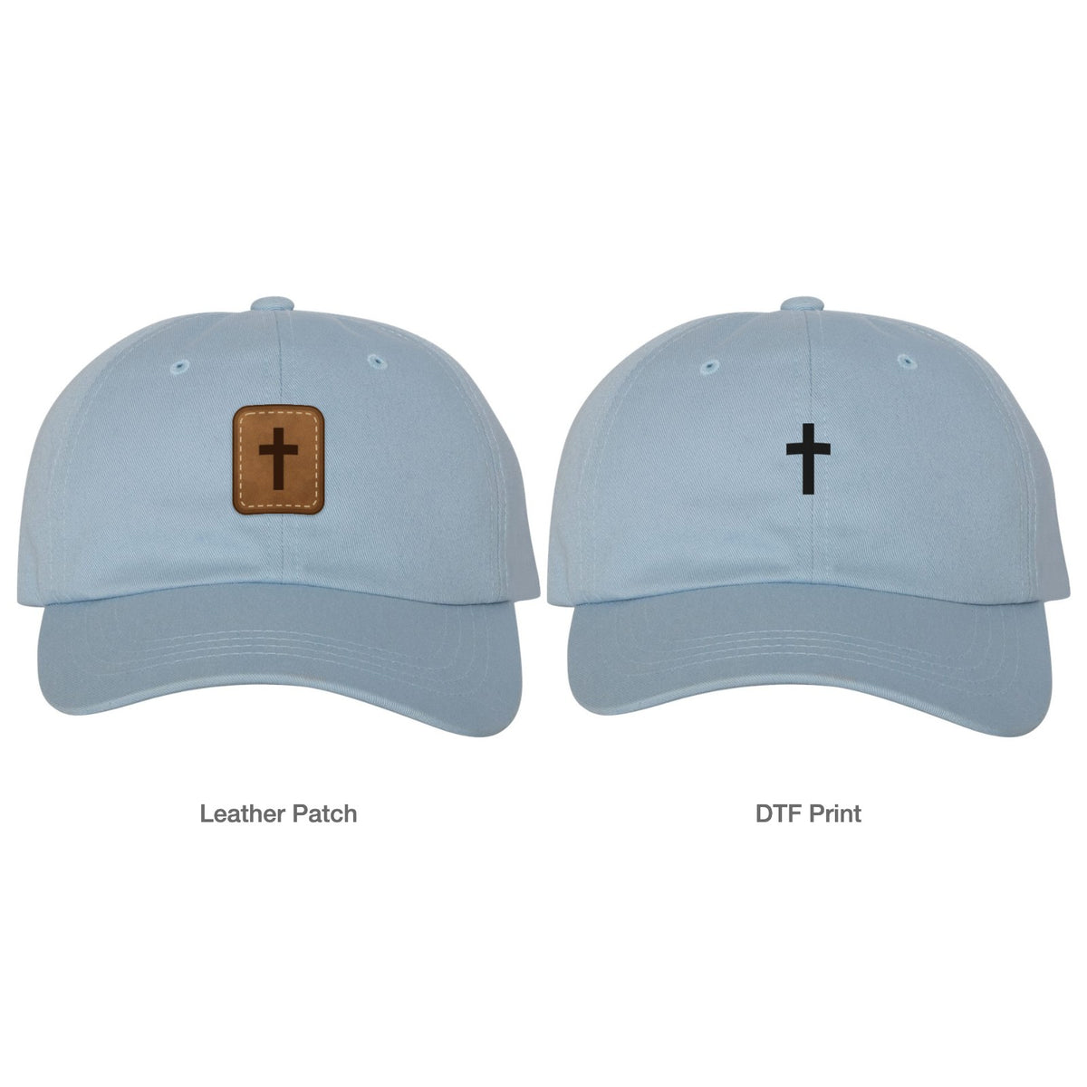 Cross Dad Hat - Light Blue