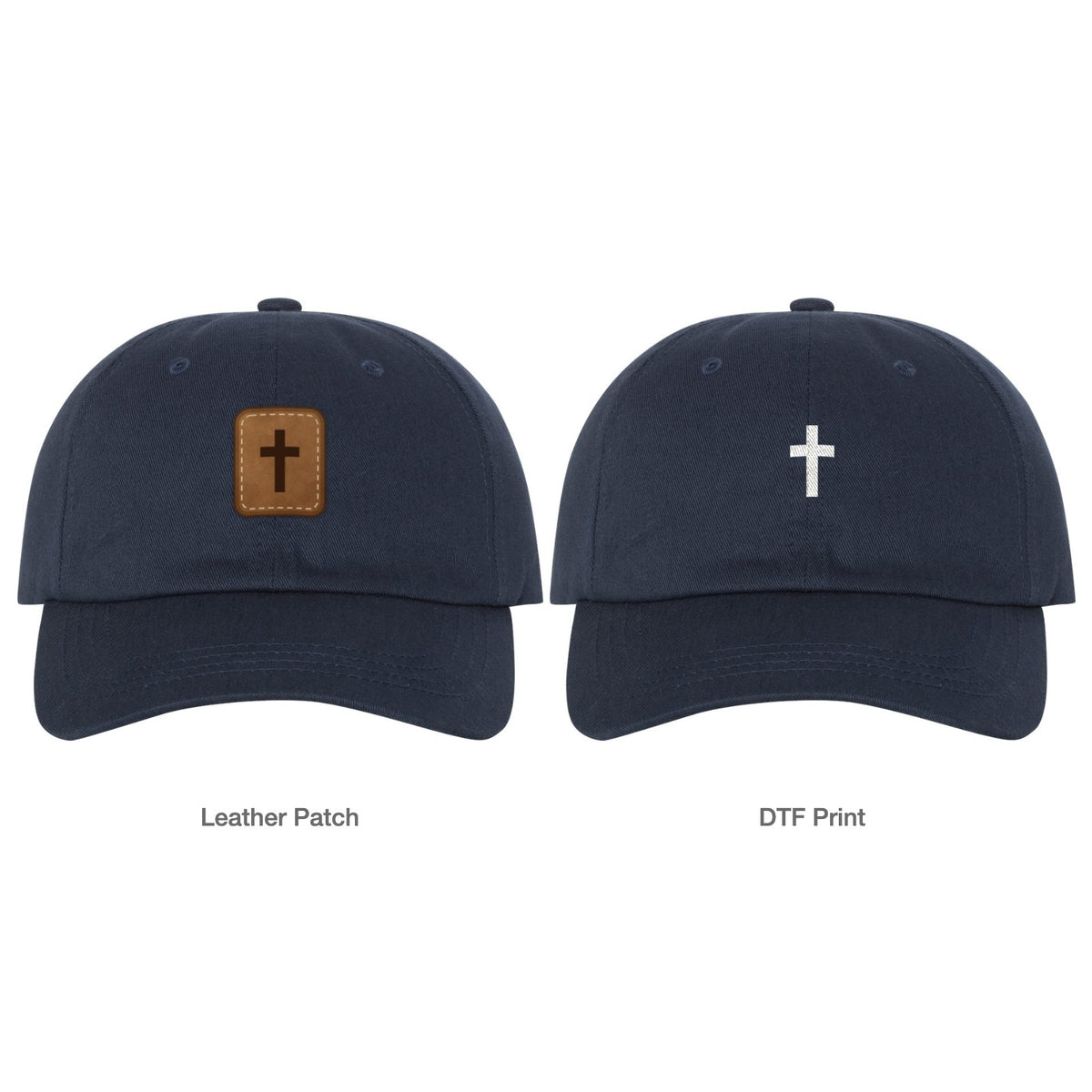 Cross Dad Hat - Navy