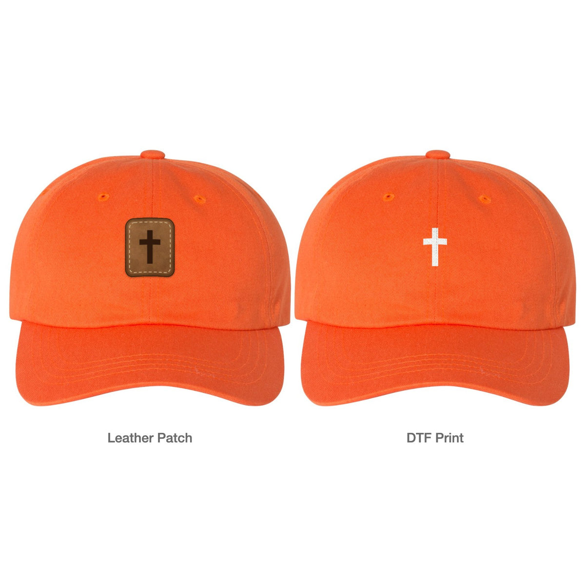 Cross Dad Hat - Orange