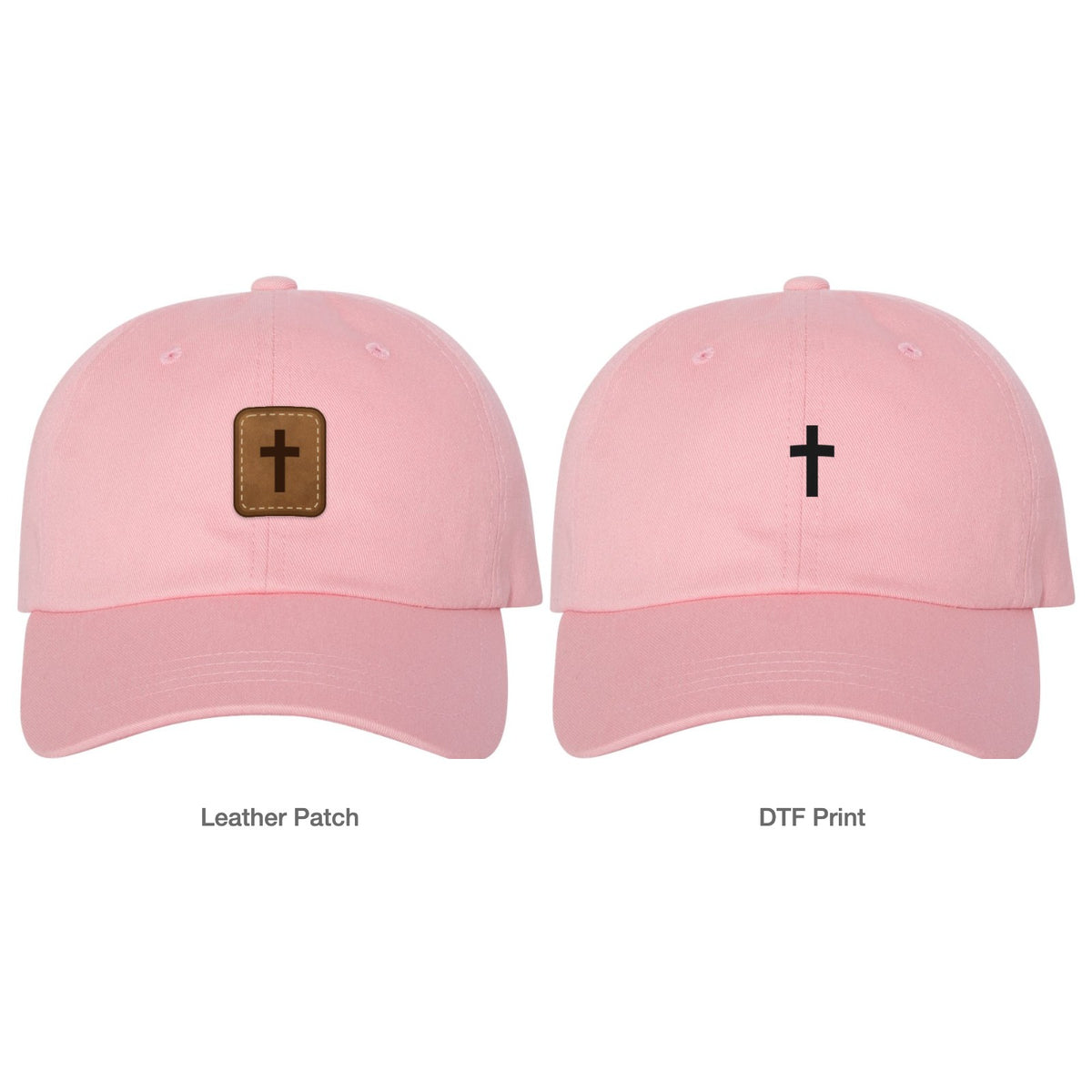 Cross Dad Hat - Pink