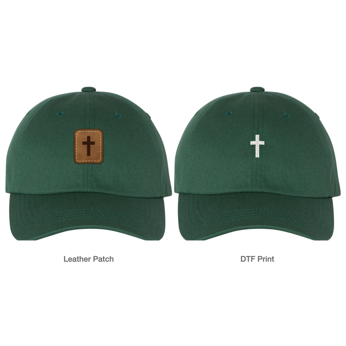 Cross Dad Hat - Spruce