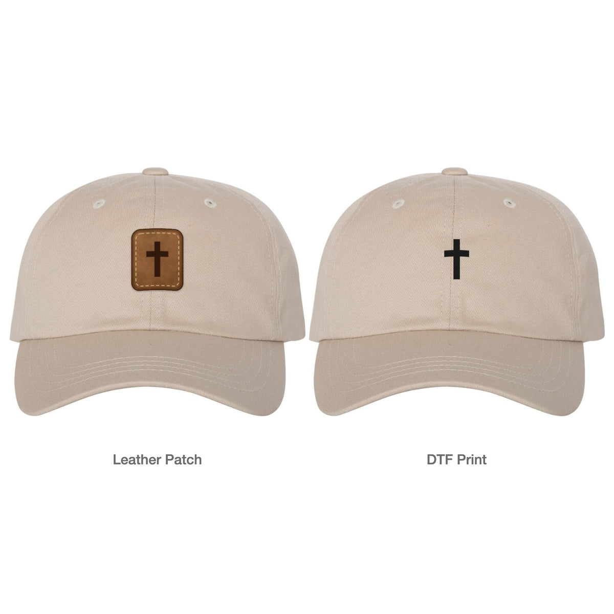 Cross Dad Hat - Stone