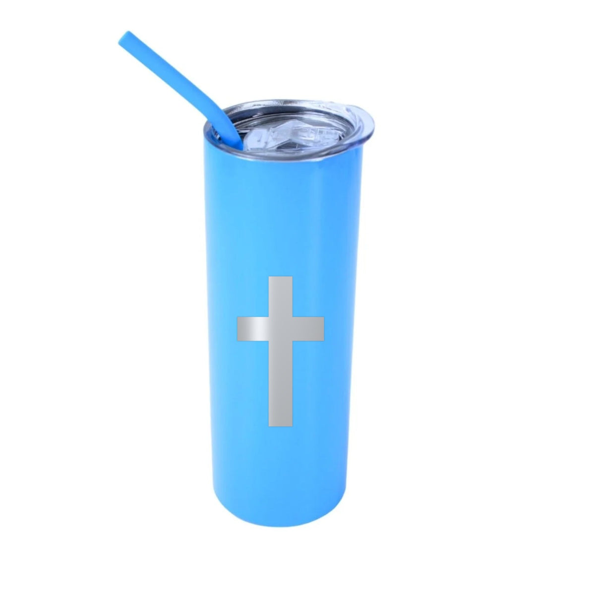 Cross 20 oz Tumbler - Light Blue
