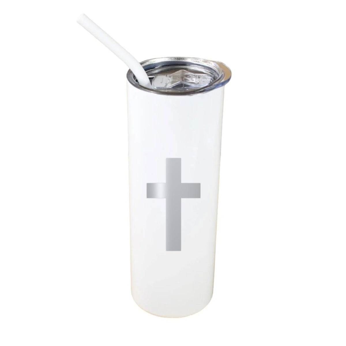 Cross 20 oz Tumbler - White