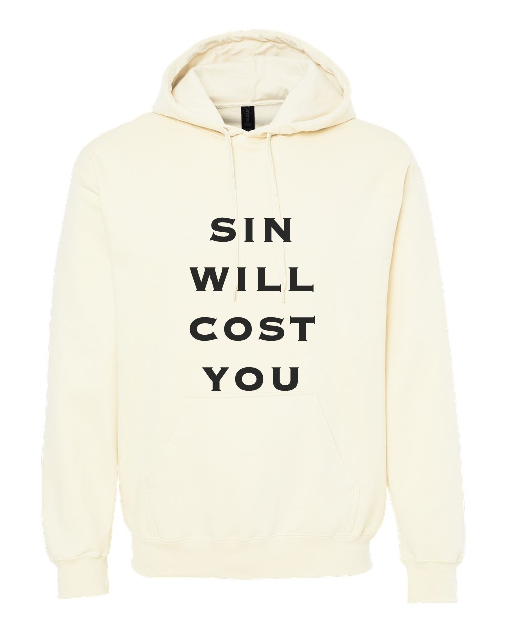 Sin Will Cost You Hoodie - Off White