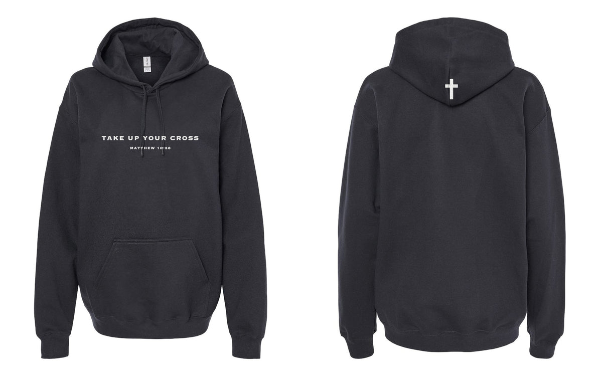 Take Up Your Cross Hoodie - Black