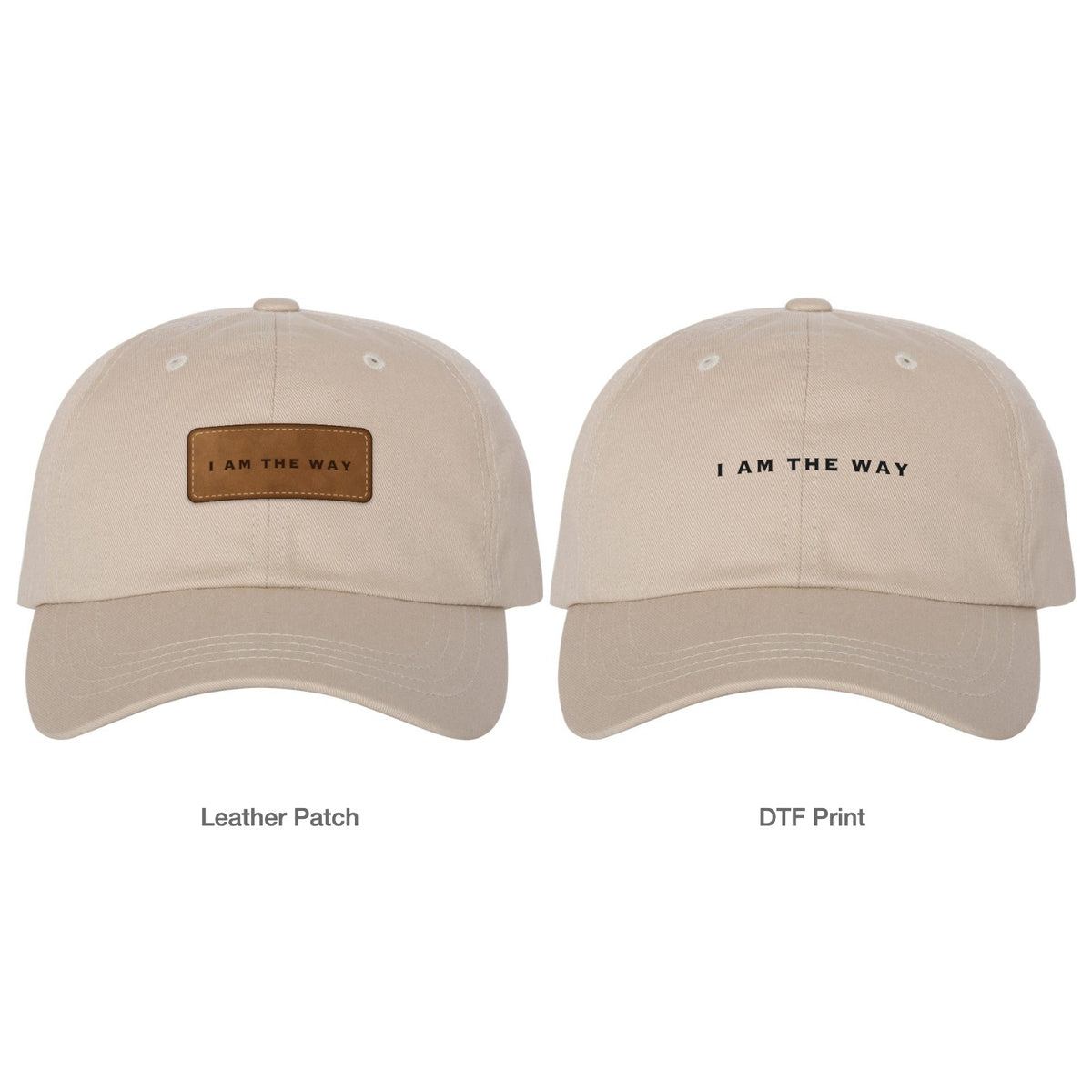 I AM THE WAY Dad Hat - Stone