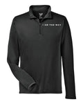 I AM THE WAY Quarter-Zip - Black