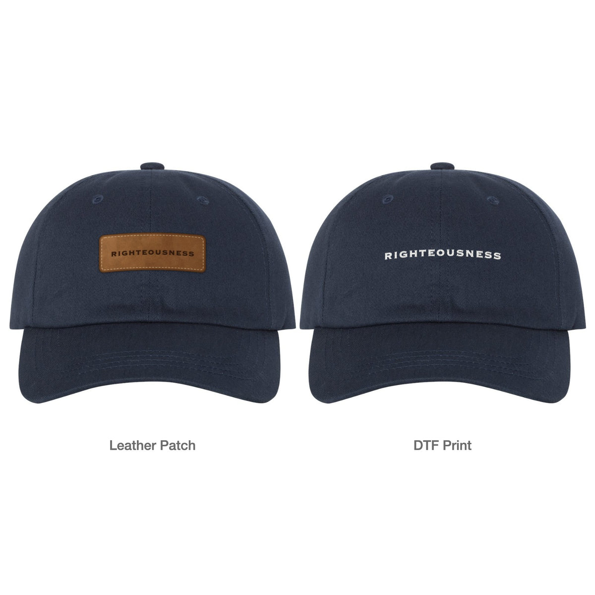 Righteousness Dad Hat - Navy