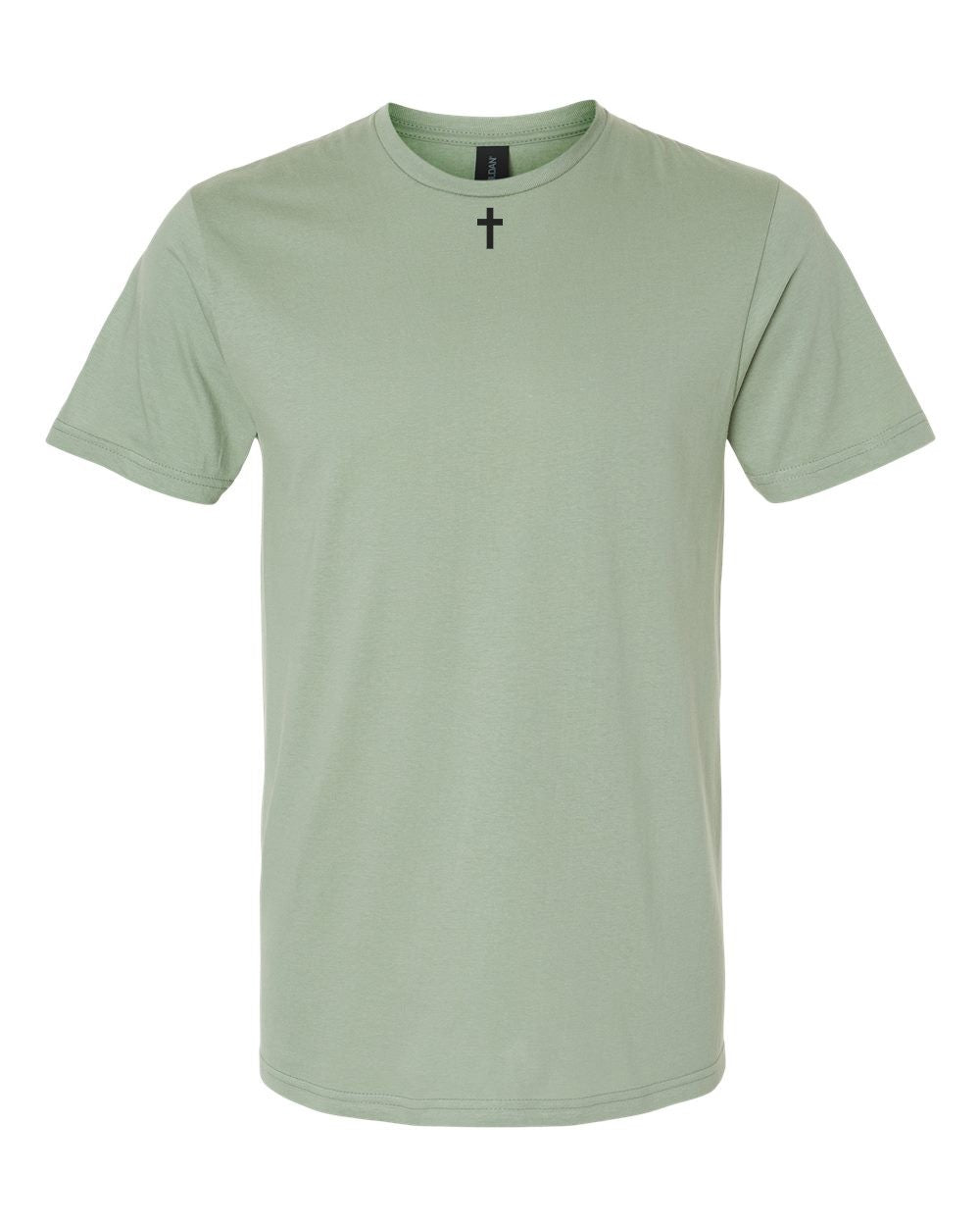 Collar Cross Tee - Sage