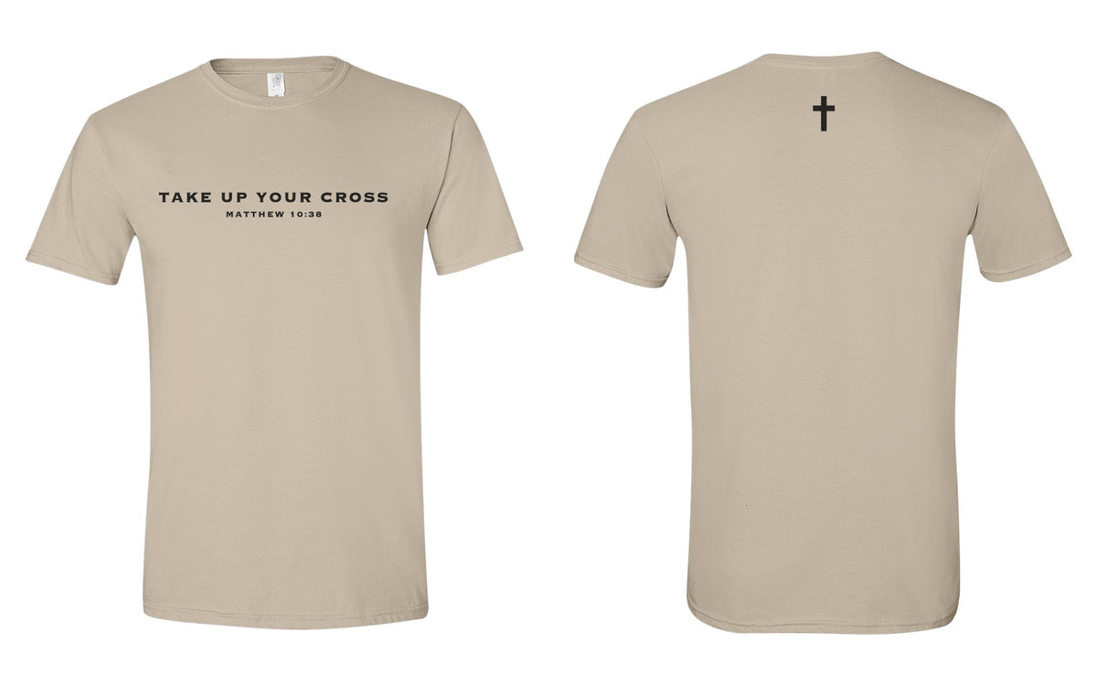 Take Up Your Cross Tee - Sand