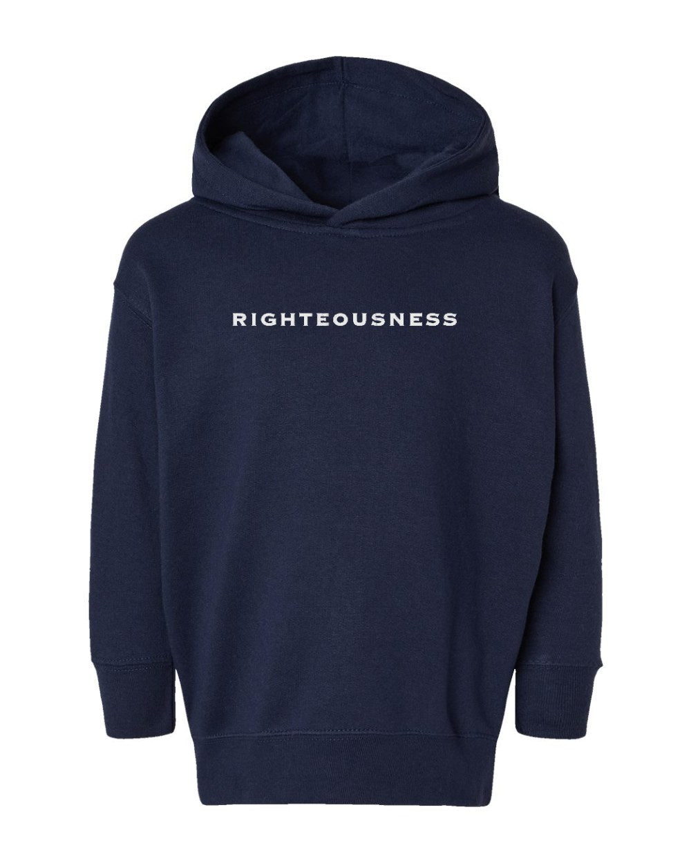 Righteousness Toddler Hoodie - Navy