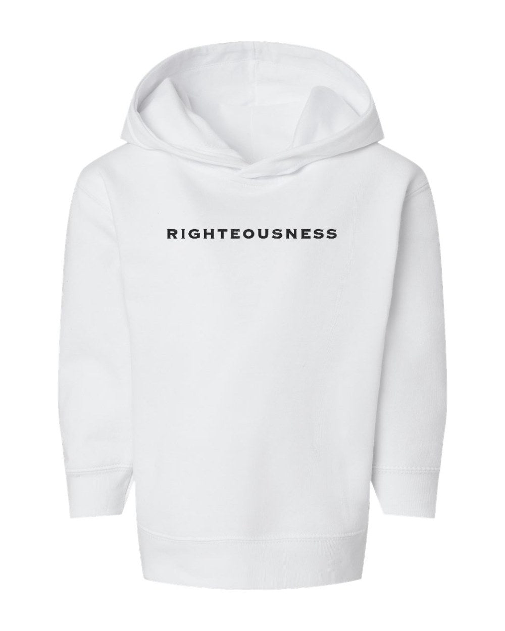 Righteousness Toddler Hoodie - White