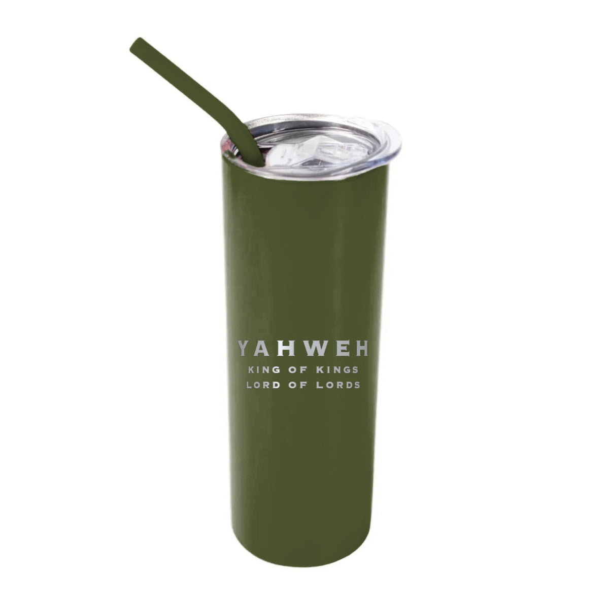 Yahweh 20 oz Tumbler - Army Green