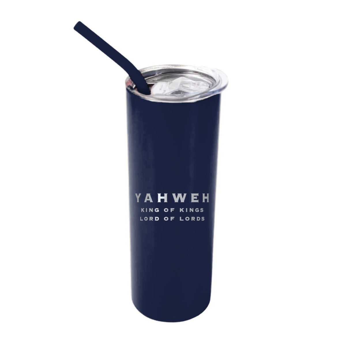 Yahweh 20 oz Tumbler - Navy Blue