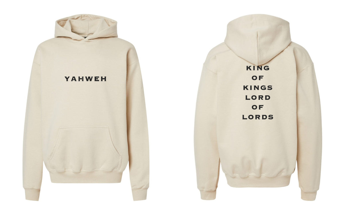 Yahweh | King of Kings Youth Hoodie - Sand