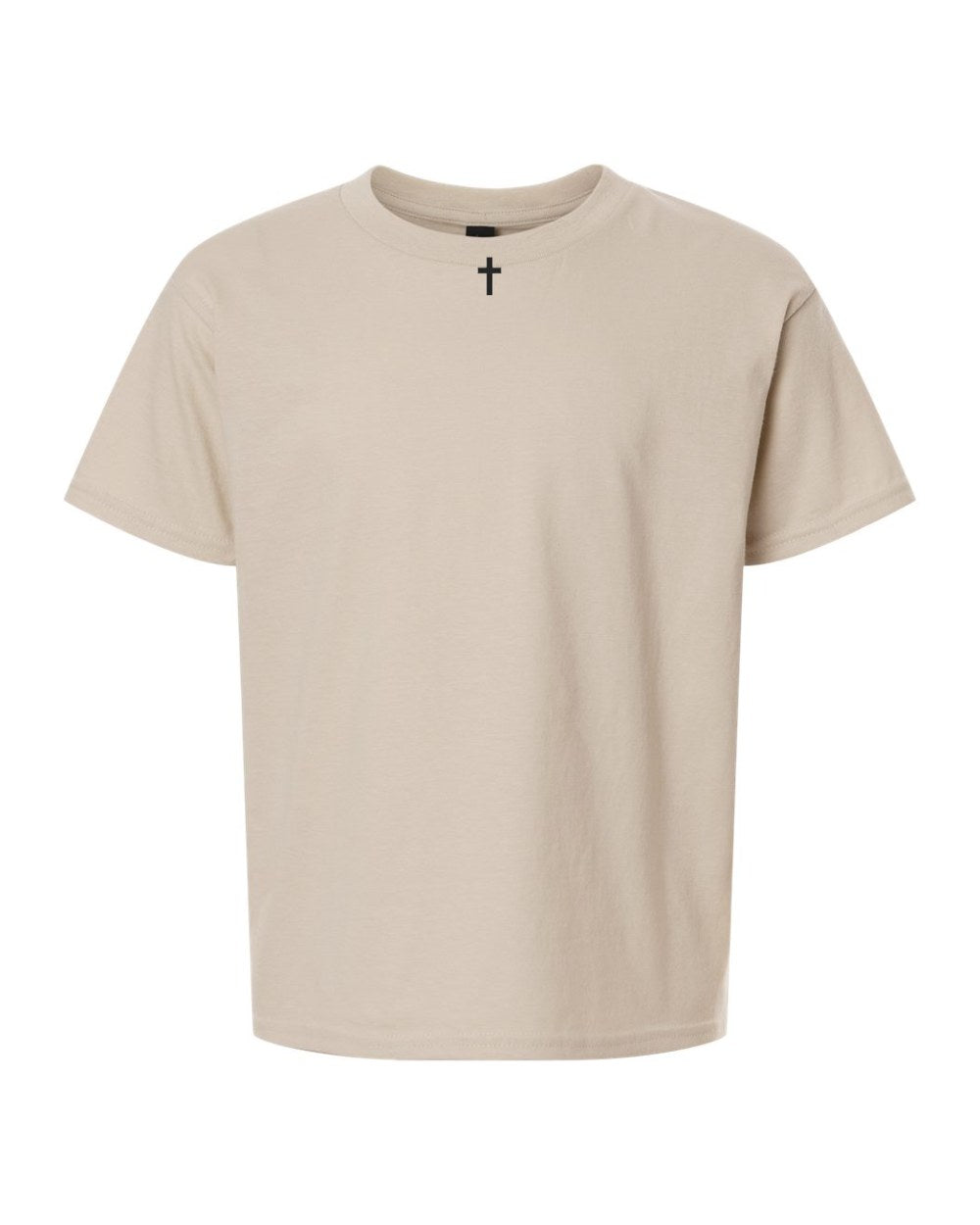 Collar Cross Youth Tee - Sand