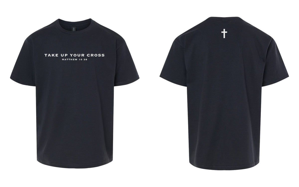 Take Up Your Cross Youth Tee - Black