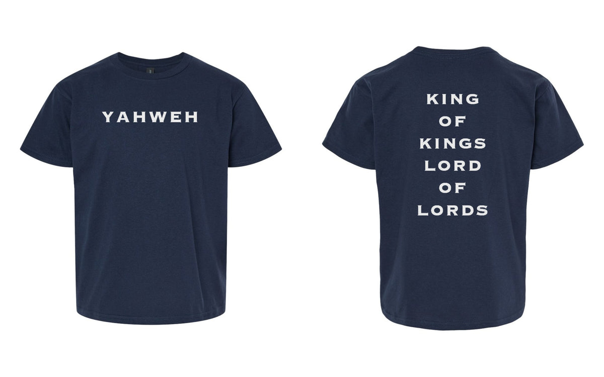 Yahweh | King of Kings Youth Tee - Navy