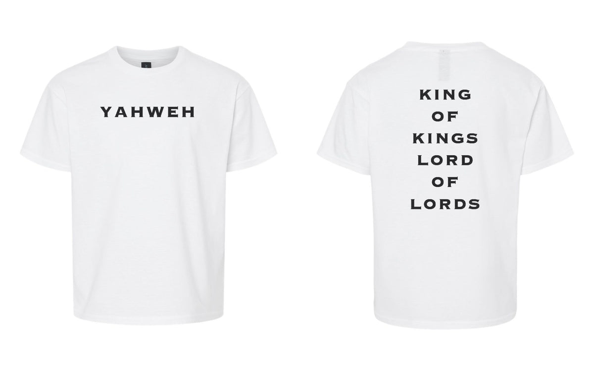 Yahweh | King of Kings Youth Tee - White